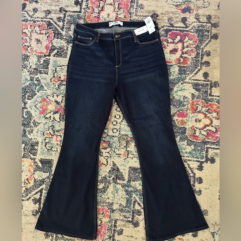 Hollister Blue Bootcut Jeans Classic Style